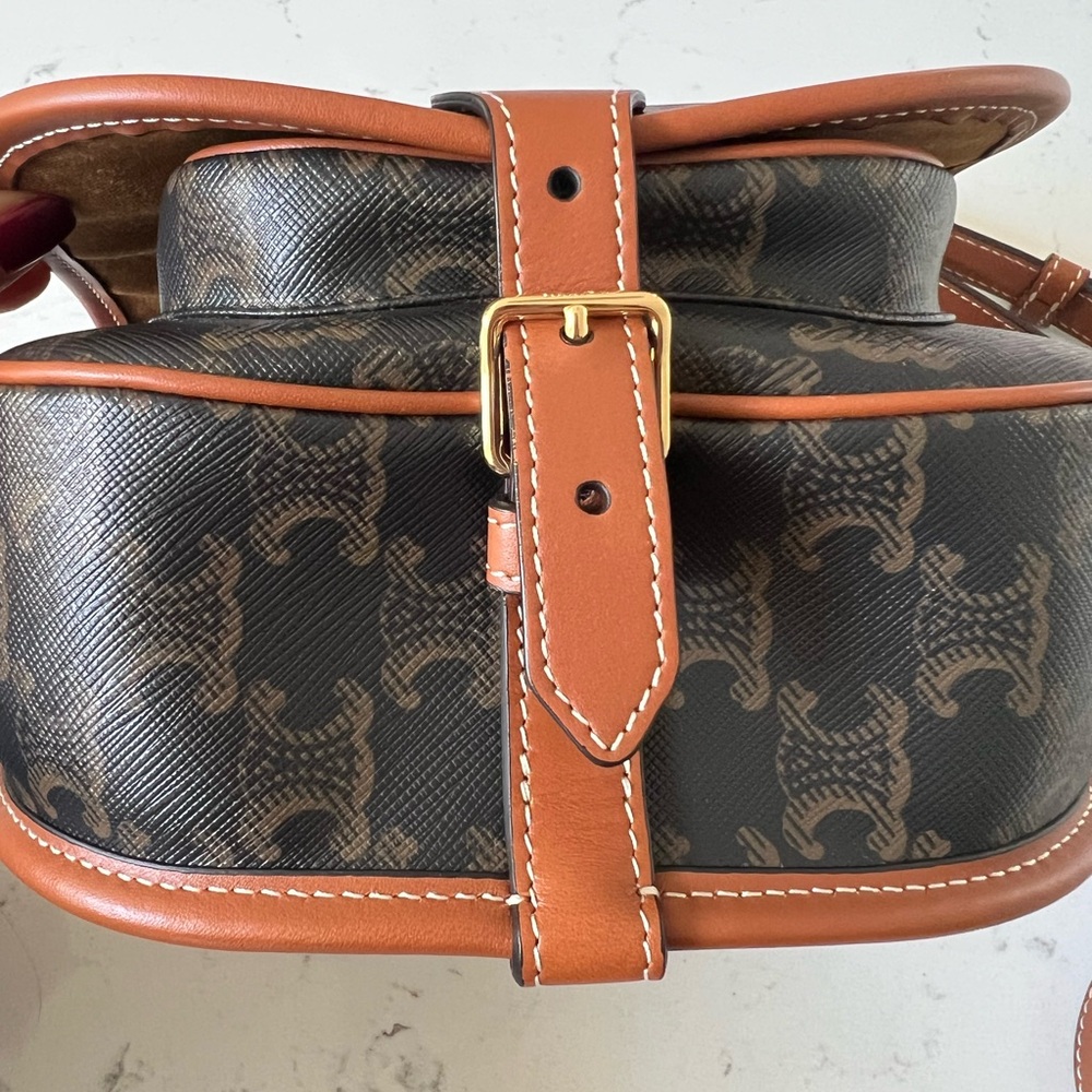 💯 AUTHENTIC CELINE FOLCO BAG - Picture 8 of 11